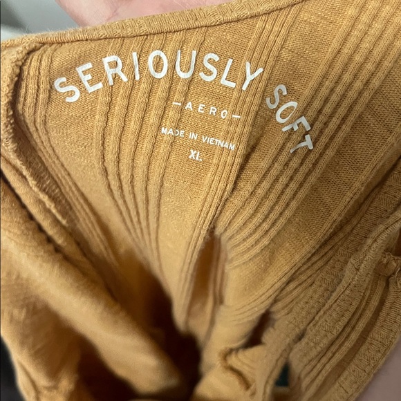 Mustard Ribbed Button-Front Tank Dress - Picture 2 of 2